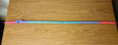Pastel Unicorn Adventure Stick – 27” Magical Walking Companion 🦄🌈