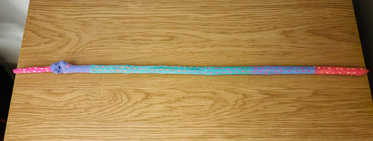 Pastel Unicorn Adventure Stick – 27” Magical Walking Companion 🦄🌈