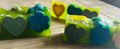 Emerald Glow Kojic Jelly Soap - Love & Bloom Edition