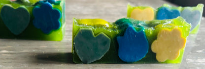 Emerald Glow Kojic Jelly Soap - Love & Bloom Edition