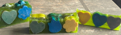 Emerald Glow Kojic Jelly Soap - Love & Bloom Edition
