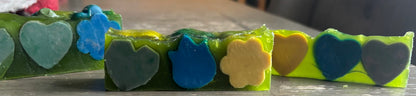 Emerald Glow Kojic Jelly Soap - Love & Bloom Edition