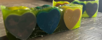Emerald Glow Kojic Jelly Soap - Love & Bloom Edition
