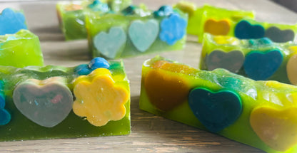 Emerald Glow Kojic Jelly Soap - Love & Bloom Edition