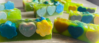 Emerald Glow Kojic Jelly Soap - Love & Bloom Edition
