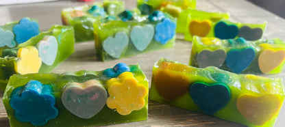 Emerald Glow Kojic Jelly Soap - Love & Bloom Edition