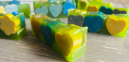 Emerald Glow Kojic Jelly Soap - Love & Bloom Edition
