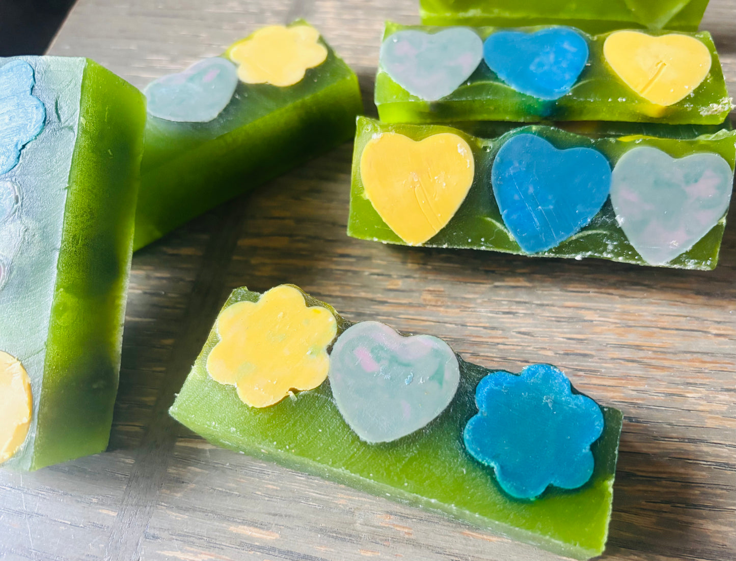 Emerald Glow Kojic Jelly Soap - Love & Bloom Edition