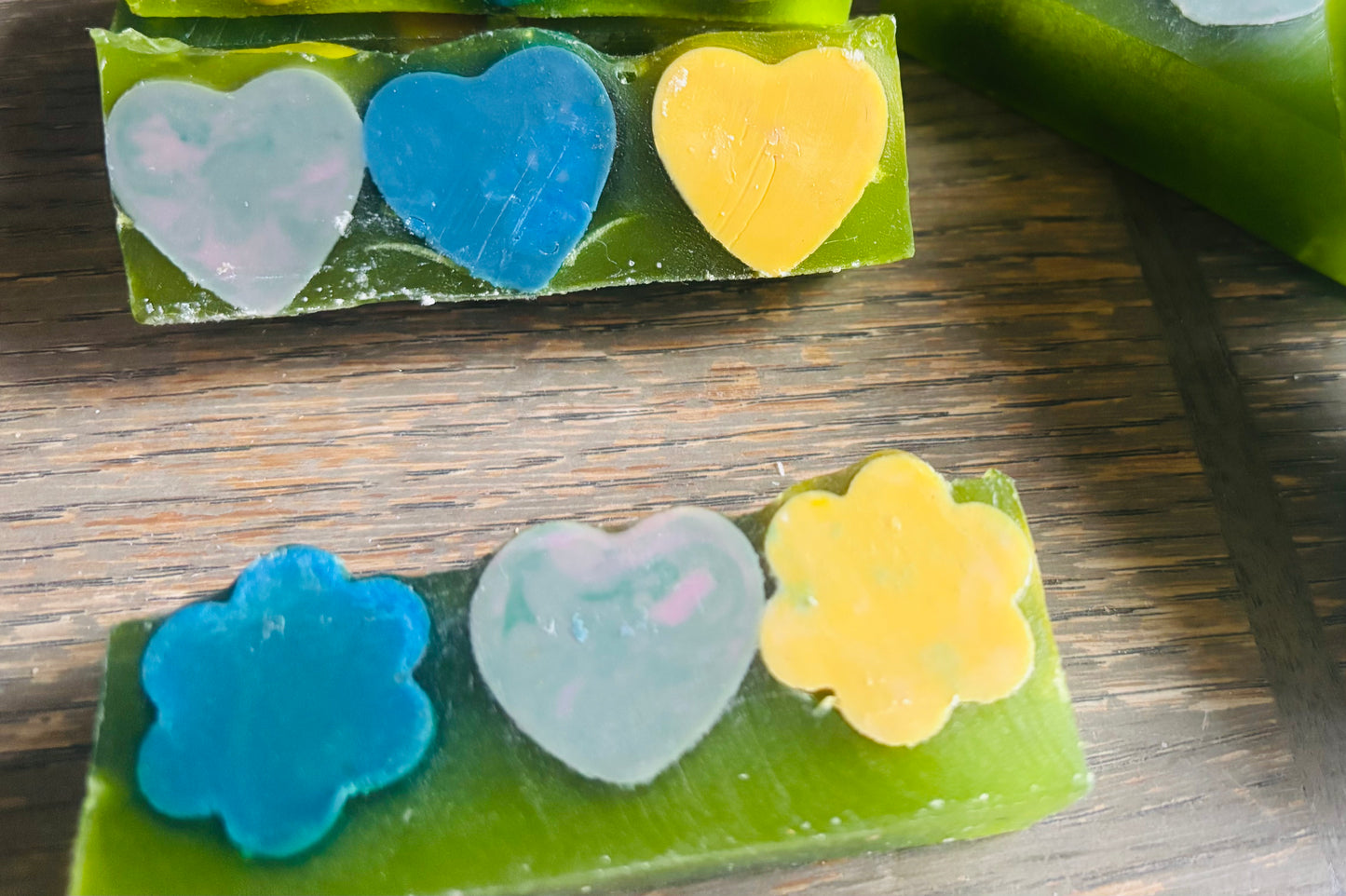 Emerald Glow Kojic Jelly Soap - Love & Bloom Edition