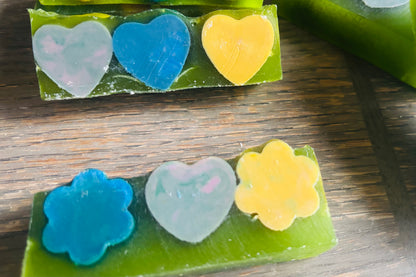 Emerald Glow Kojic Jelly Soap - Love & Bloom Edition
