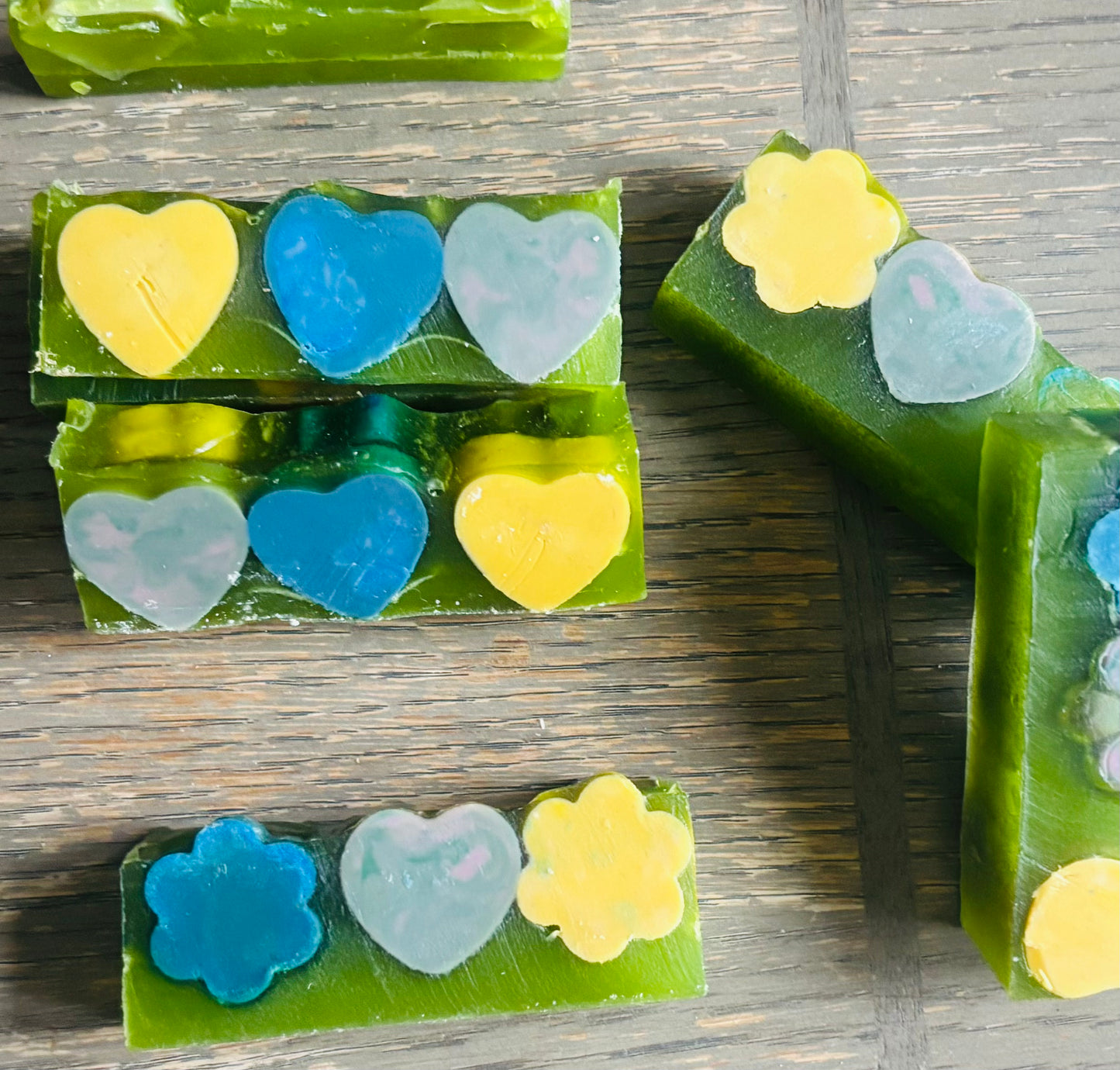 Emerald Glow Kojic Jelly Soap - Love & Bloom Edition