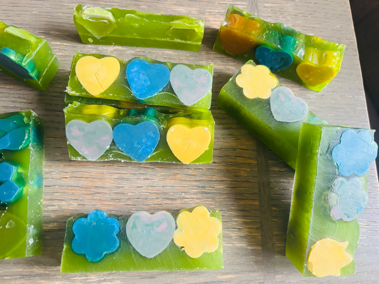 Emerald Glow Kojic Jelly Soap - Love & Bloom Edition