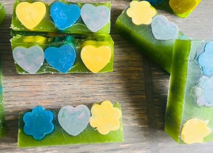 Emerald Glow Kojic Jelly Soap - Love & Bloom Edition