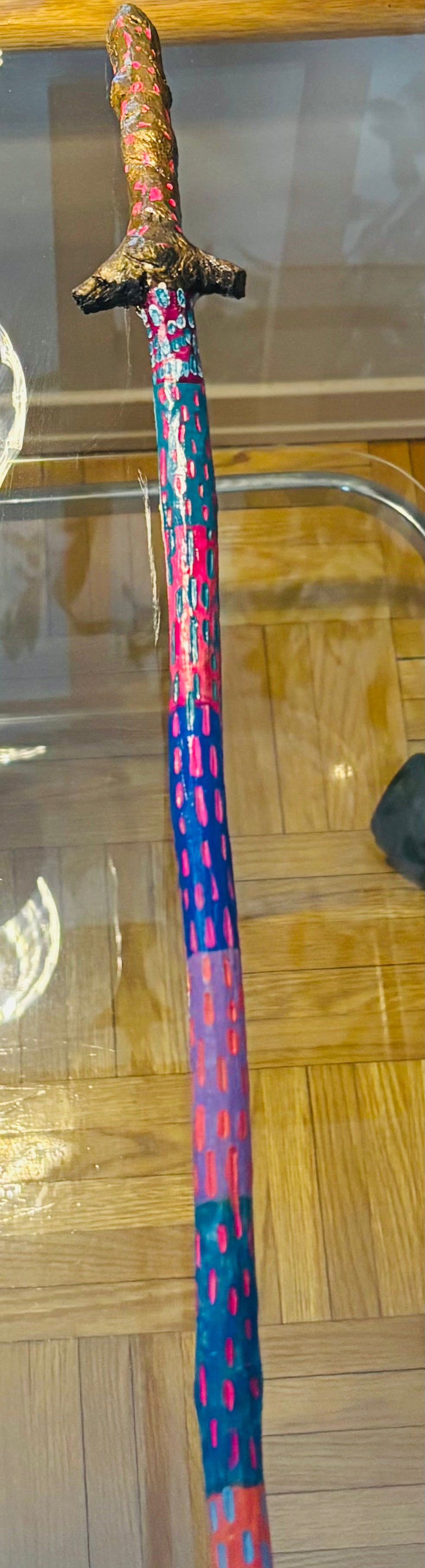 Adventure Sword – 30” Hand-Carved Walking Stick