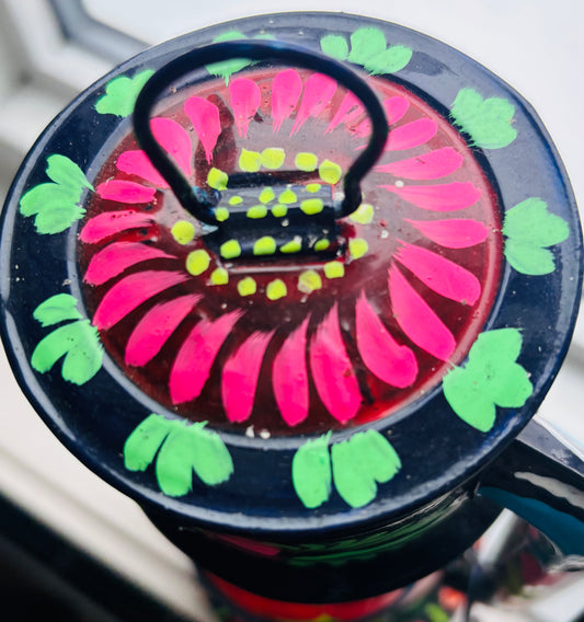 Hand-Painted Oil Lantern